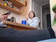 Игра правда или действие превратилась в траходром на кухне - lesbian_illusion 3/16