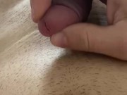 Massage my cock with oil until cum