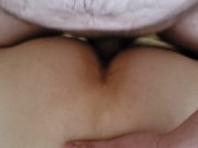 Early morning Cumshot on her pussy before work.  Nice quickie for the tight pussy. 10/16