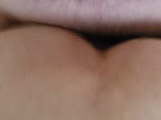 Early morning Cumshot on her pussy before work.  Nice quickie for the tight pussy. 12/16