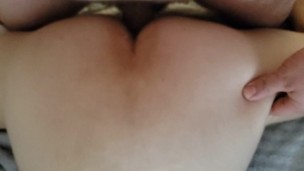 Early morning Cumshot on her pussy before work. Nice quickie for the tight pussy.