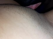 Моя рабыня на поводке с небритой киской вылизала мои пальцы на ногах и киску - IkaSmokS 14/16