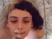 He fucked my pussy and gave me a facial 16/16