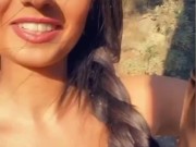 Jeweln_22 Défi Salope française suce, se fait baiser, défoncer par des inconnus en forêt, faciale 2/16