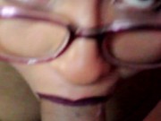 big tits juicy lips girl with glasses 16/16