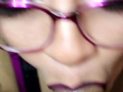 big tits juicy lips girl with glasses 2/16