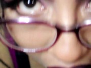 big tits juicy lips girl with glasses 3/16