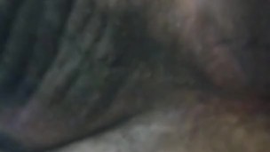 Black Chub with a hairy ass mild contractions