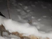 Её горячий язык согрел мою киску в тёмном, холодном лесу - lesbian_illusion 3/16