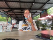 lush control in public, people see my reactions in a bar 14/16