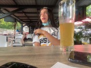 lush control in public, people see my reactions in a bar 4/16