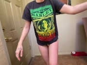 Slut neighbor quickie creampie pov 7/16