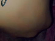 On The Floor In Front Of The Mirror Fingering My Pink Fat Cat