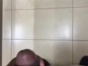 jacking off in airport bathroom 