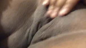 Showing him my clit on hard 