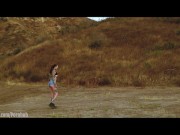 Bound and caned outside in the California sun 12/16