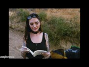 Bound and caned outside in the California sun 4/16