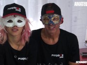 ScambistiMaturi - Indya Mirales Sexy Italian Teen Hardcore Pussy Fuck With Older Guy On Camera 1/16