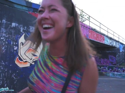 Public Agent Elisa Tiger Fucked Doggystyle Below Highway