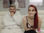 CUCKOLD dude. Piikara's boyfriend watches her being drilled! 5/16