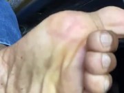 Your tongue on my office soles