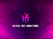 He Turned on my stepcousin in the Bathtub, She Breaks my Pussy - Sexual Hot Animations 1/16