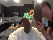 Step Mom Seduces Step Son with Sexy Nylon Soles