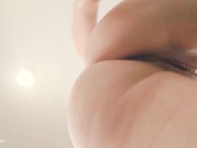 Sexy oily natural boobs and naked ass selfie video teasing 10/16