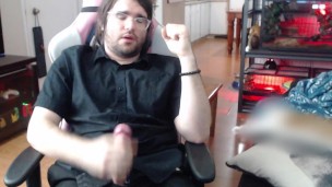 caught jerking off on webcam!
