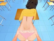 Hot teacher Sadayo Kawakami gets fucked in her classroom. Persona 5 Hentai. 5/16