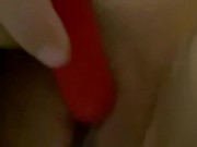 New mom squirting from vibrator part 3
