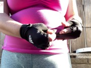 just a bit of sweat on the belly 10 - glimpseofme