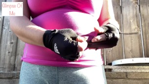 just a bit of sweat on the belly 10 - glimpseofme