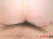 Japanese Milf Spreads Legs for a Big Creampie Finish 13/16