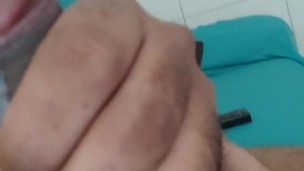 Male Solo handjob w/ awesome cum