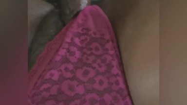 Pink panties CREAMY PUSSY