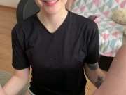 СОСЕТ И ЛОВИТ СПЕРМУ ЛИЦОМ! 3/16