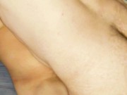 Licking and fucking my wife's hairy pussy