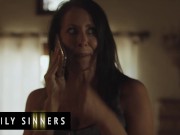 Family Sinners - Sexy Milf Reagan Foxx Feels Neglected & Her Stepson Codey Steele Helps Her Out 1/16