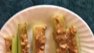 CUM SHOT Jacking with Peanut Butter FOOD FETISH Ants on a Log