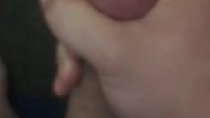 Stroking my cock 