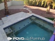 POVD Gorgeous Soaking Wet Pool Pussy Fucked 4/16