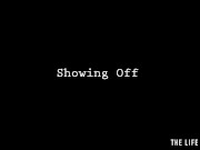 Watch the hot girl next door cram a big dildo in her hairy pussy 2/16