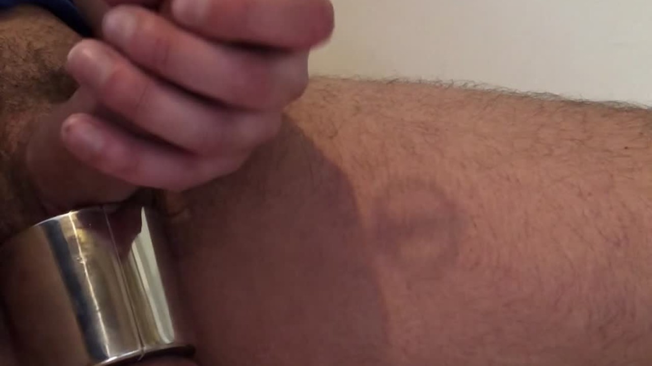 Full Insertion of Inflatable URETHRAL PENIS SOUNDING PUMP ** HORNY JERK OFF **