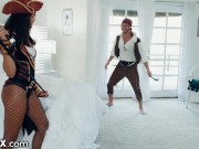 Sexiest Brunnette Wants To Ride A Pirate's Dick 4/16