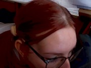 ОТСОСАЛА ПОД ПАРТОЙ ПРИ УЧИЛКЕ НА УРОКЕ! СЛИВ! - Screenshot 15 of 16 - Public Blowjob