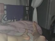 Strong TOE CURLING ORGASM before bedtime 10/16