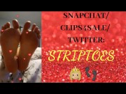 FOOT SLAVE REMOVING SHOES AND GETTING FOOT SLAPPED 1/16