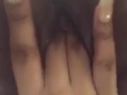 Teen touching wet lonely pussy