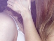 Lesbian girls kissing. ASMR kissing 2/16